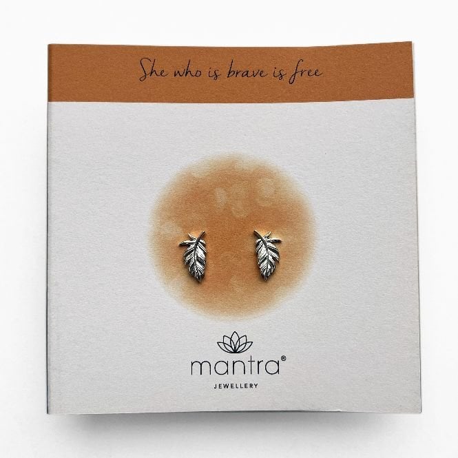Plume Earrings in Sterling Silver