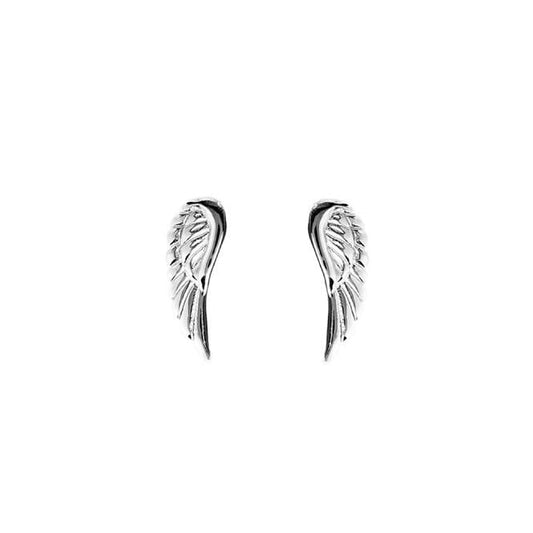 Angel Wing Earrings in Sterling Silver