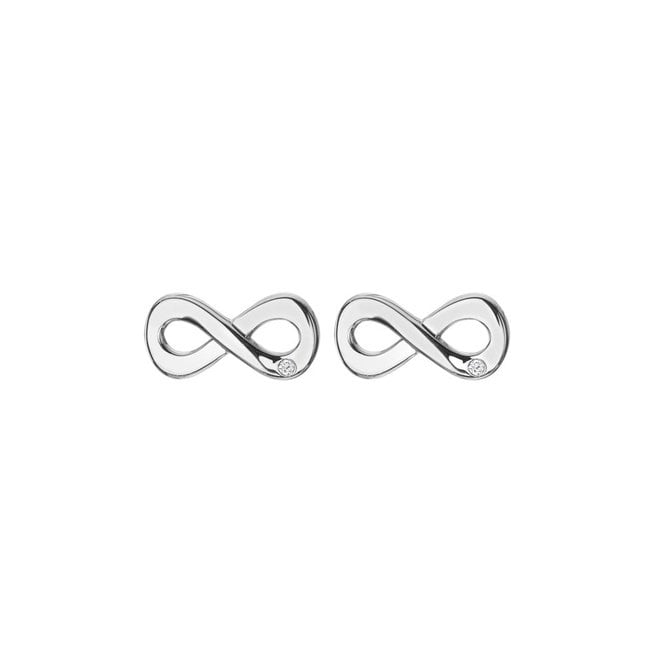 Silver Amulets Infinity Earrings