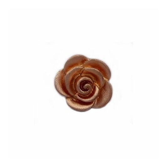 Grace Silver Rose Bloom Pendant Necklace with Rose Gold