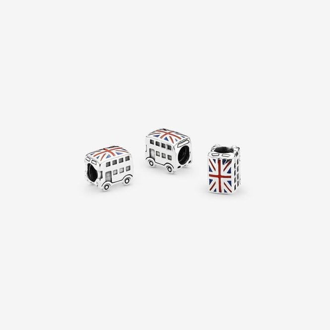 Union Jack London Bus Charms