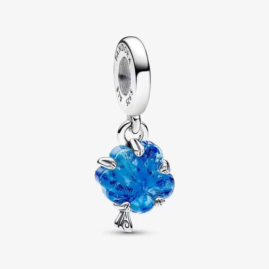 Family Tree Blue Murano Glass Charms