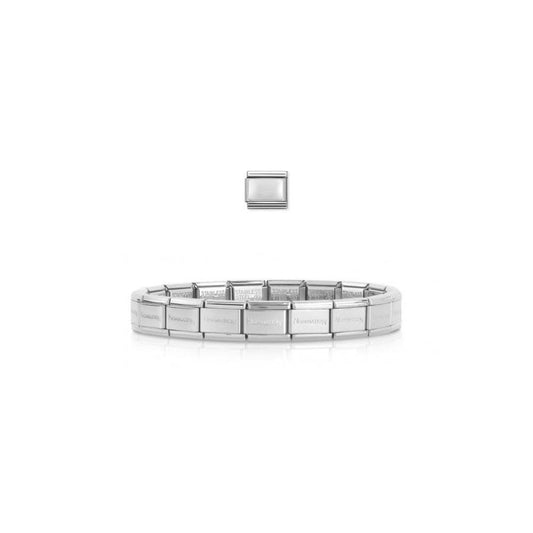 Silver Engravable Charm Bracelet