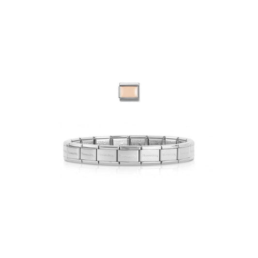 Rose Gold Engravable Charm Bracelet