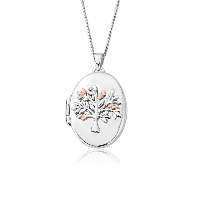 Tree of Life Silver Oval Locket