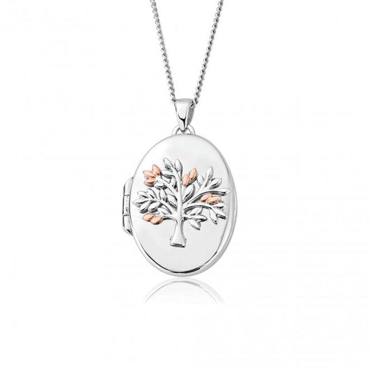 Tree of Life Silver Oval Locket