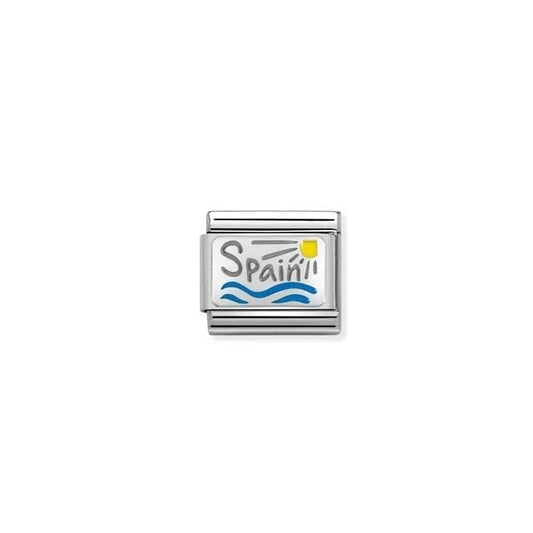 Classic Silver and Enamel Spain Travel & Flag Charms