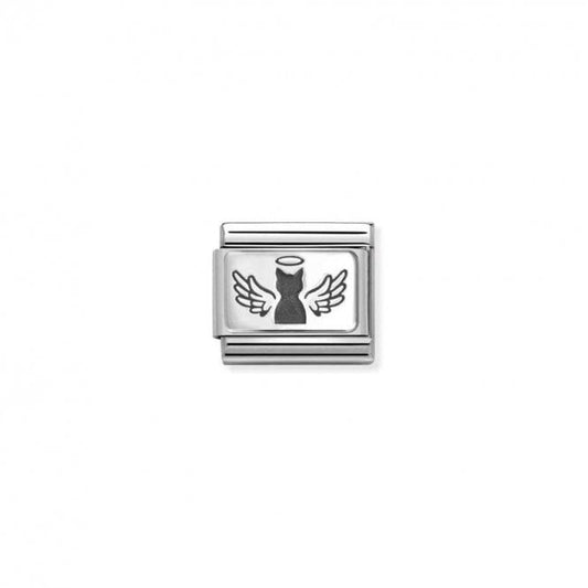 Classic Silver Angel Cat Animal Charms
