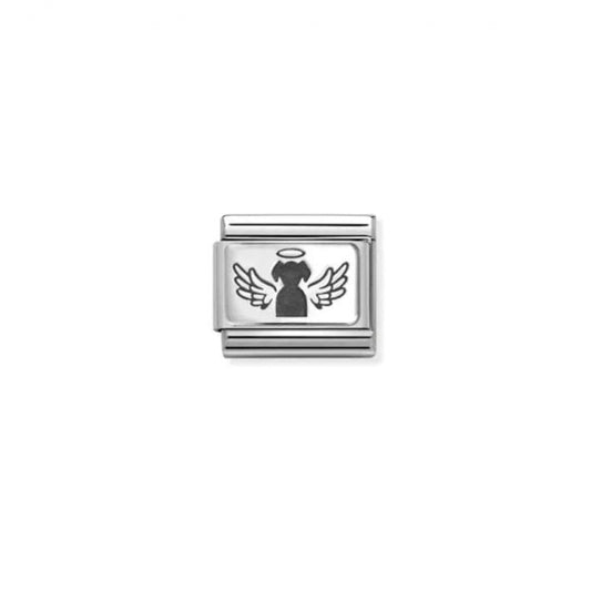 Classic Silver Angel Dog Animal Charms