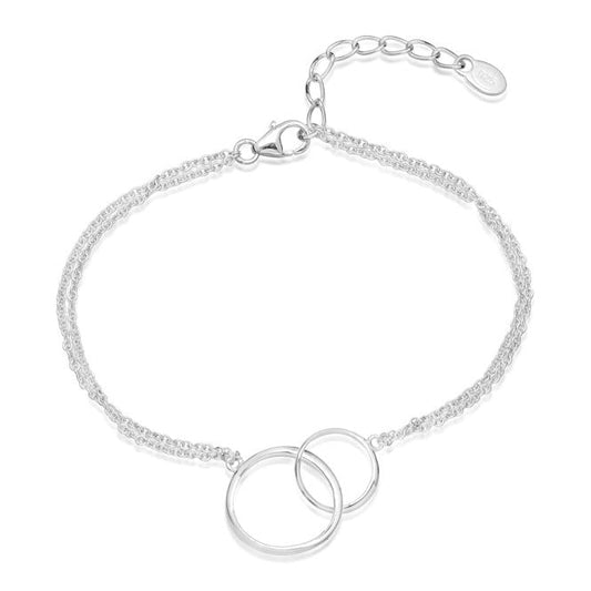 Light the Way Silver Double Bracelet