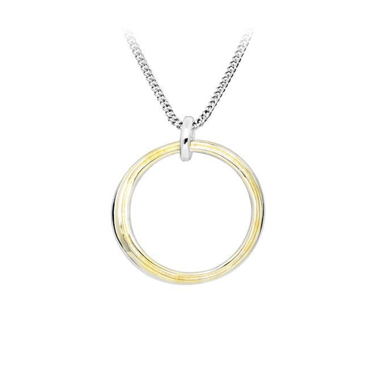 Trailblazer 18kt Gold & Silver Pendant