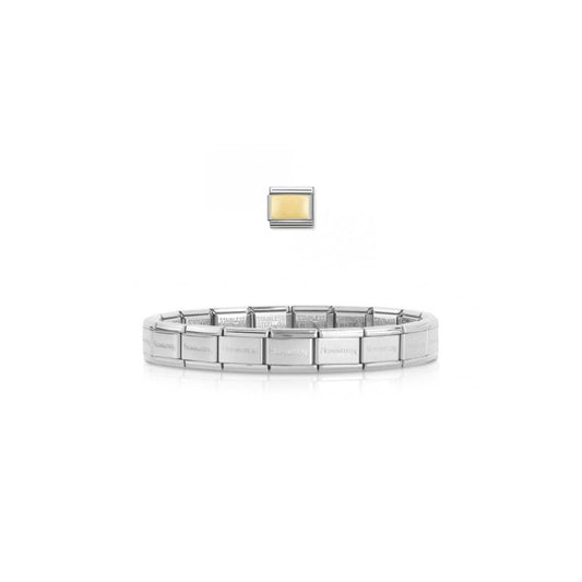 Nomination Gold Engravable Charm Bracelet