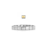Gold Engravable Charm Bracelet