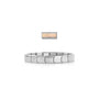 Nomination Rose Gold Engravable Double Plate Charm Bracelet