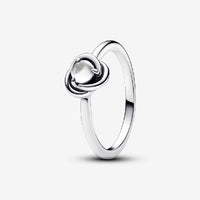 April Birthstone Eternity Circle Ring, Size 56