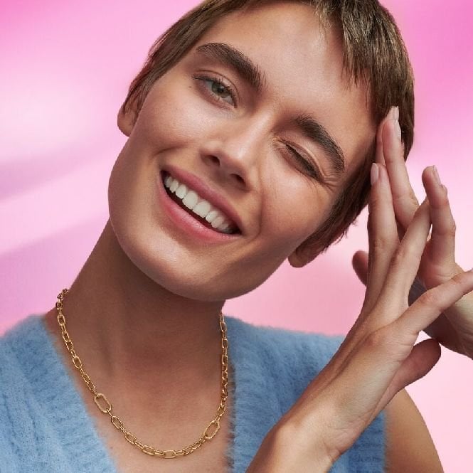 ME Gold Small-Link Chain Necklace, 50cm