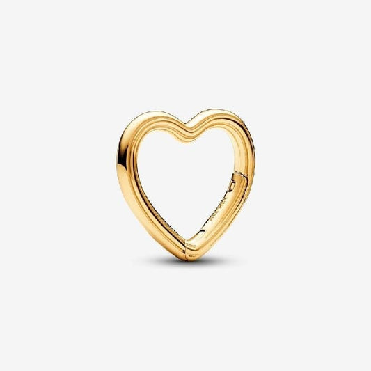 ME Gold Heart Openable Link