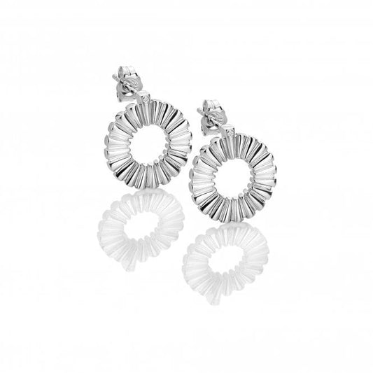 Silver Sunbeam Earrings