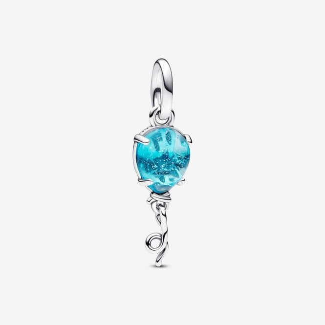 Blue Murano Glass Balloon Dangle Charms