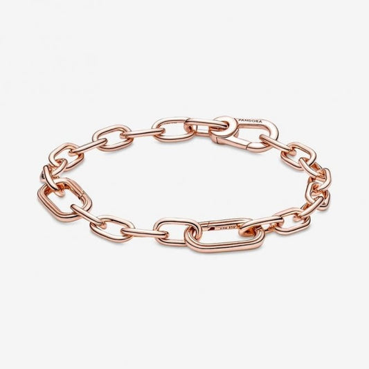 ME Rose Gold Small Link Chain Bracelet, 23cm