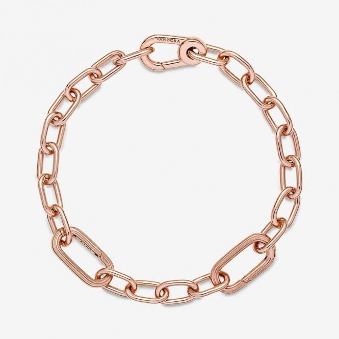 ME Rose Gold Small Link Chain Bracelet, 23cm