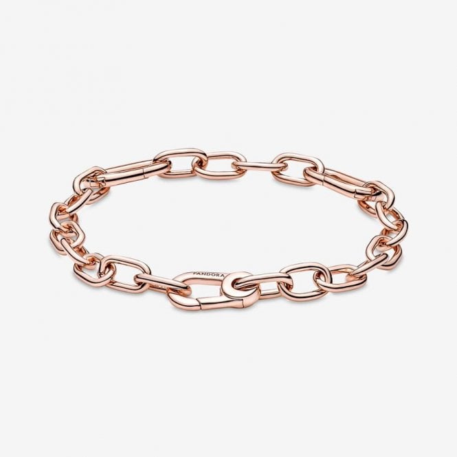 ME Rose Gold Small Link Chain Bracelet, 23cm