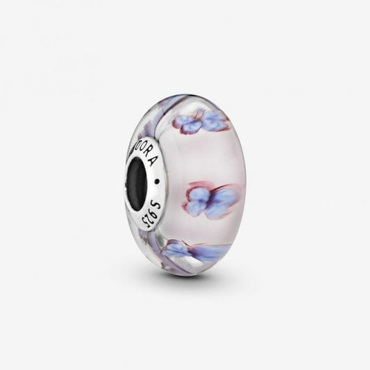 Pandora Butterfly Pink Murano Glass Charms