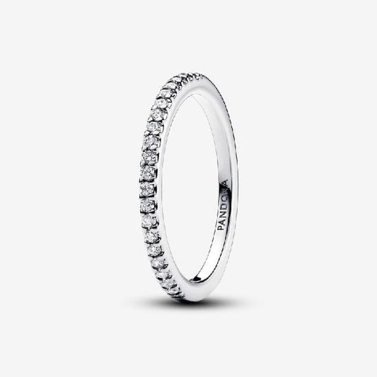Sparkling Band Ring, Size 58