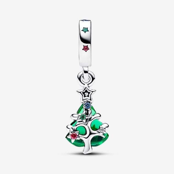 Sparkling Christmas Tree Dangle Charms