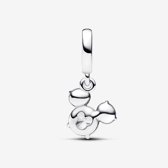 Disney Mickey Mouse Sparkling Head Silhouette Dangle Charms