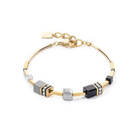 GeoCUBE Iconic Lite Bracelet in Gold & Black