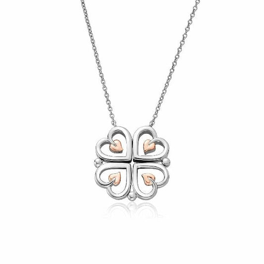 Tree of Life Heart Silver Necklace