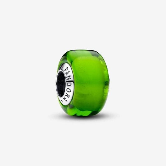 Green Mini Murano Glass Charms
