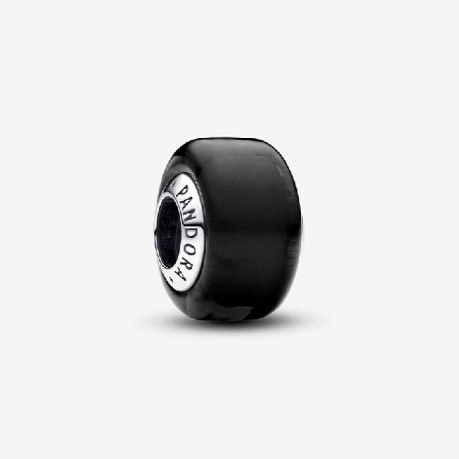 Black Mini Murano Glass Charms