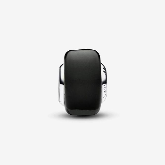 Black Mini Murano Glass Charms