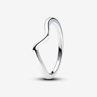 Polished Wave Ring, Size 54