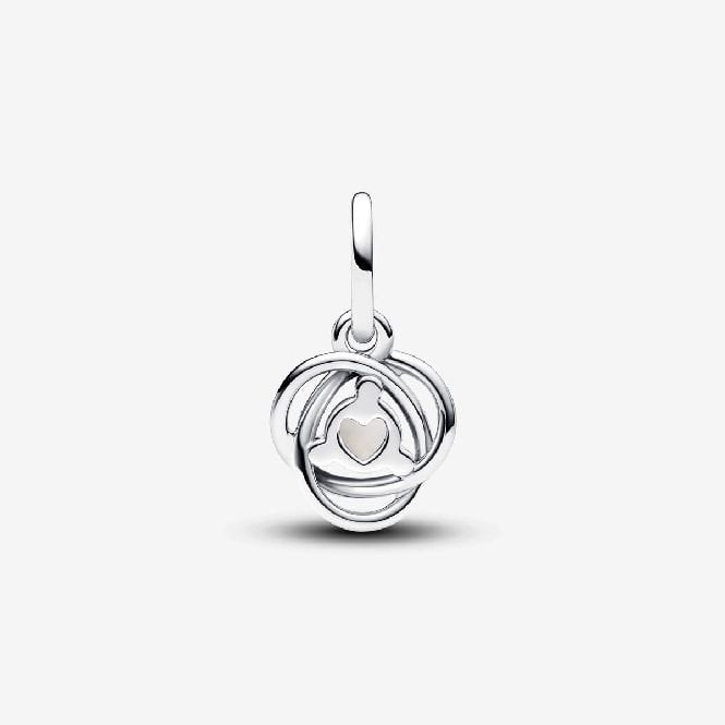June Birthstone Eternity Circle Dangle Charms