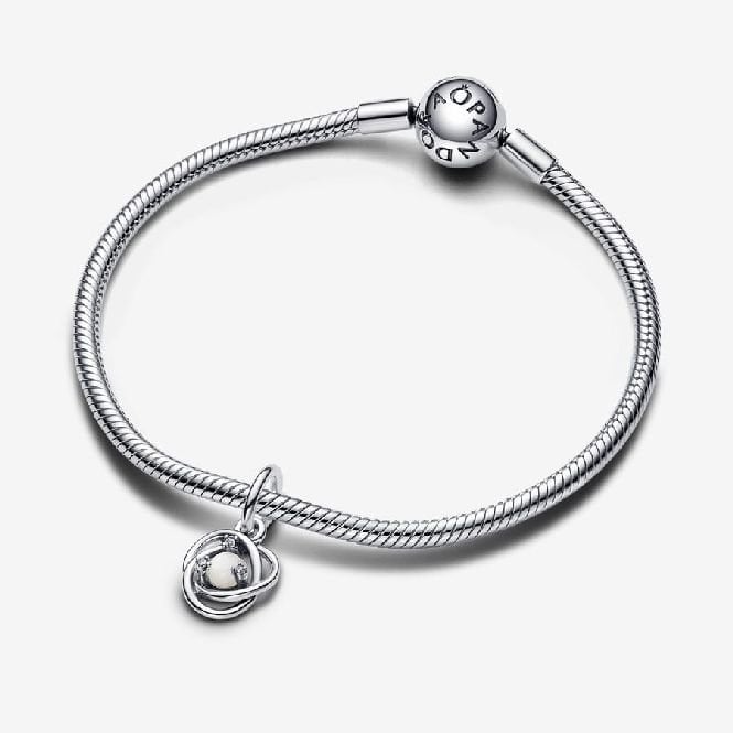 June Birthstone Eternity Circle Dangle Charms