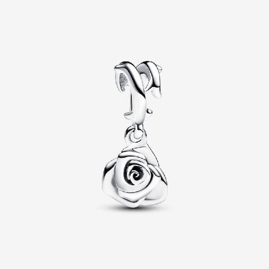 Rose in Bloom Dangle Charms