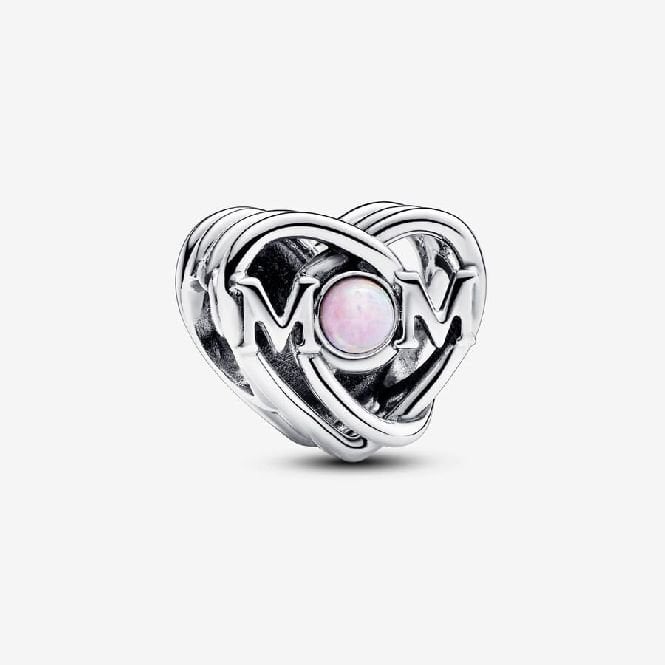 Openwork Mum & Heart Charms