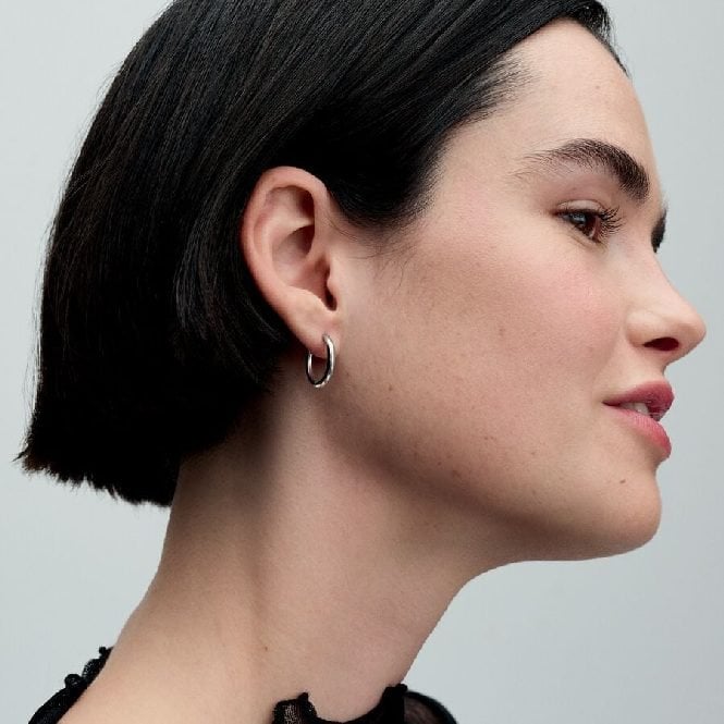 Moments 18 mm Charm Hoop Earrings