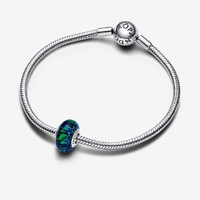Opalescent Green Charms