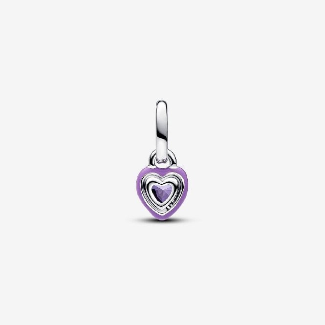 ME Purple Chakra Heart Mini Dangle Charms