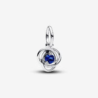 September Birthstone Eternity Circle Dangle Charms