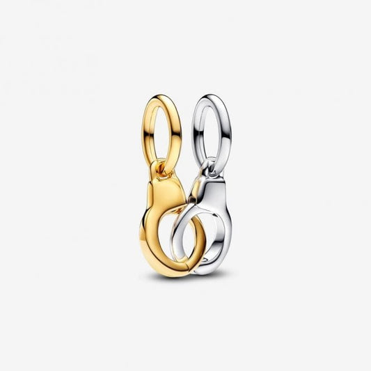 Openable & Splittable Handcuffs Dangle Charms