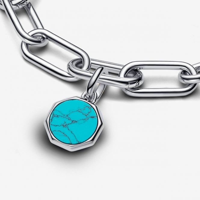 ME Engravable Turquoise Mini Medallion Charms