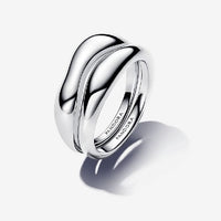 Organically Shaped Stacking Rings, Size 48