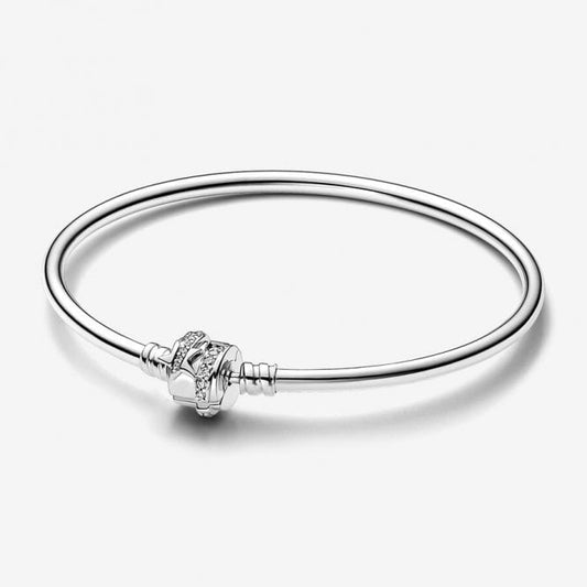Moments Sparkling Shooting Star Bangle, 19cm