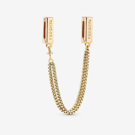 Reflexions Gold Safety Chain Clip Charms