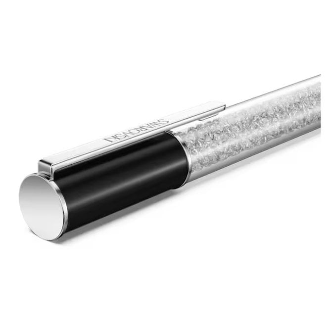 Crystalline Lustre Ballpoint Pen in Black with Rhodium Finish